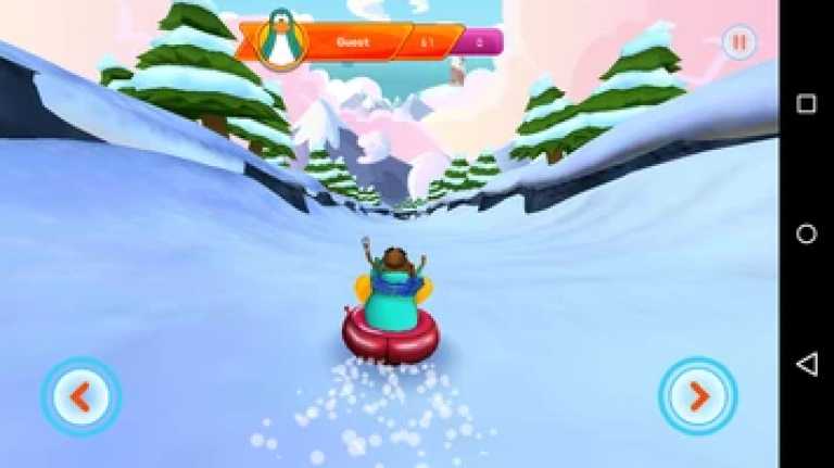 Club Penguin Sled Racer