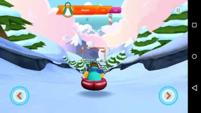 Club Penguin Sled Racer