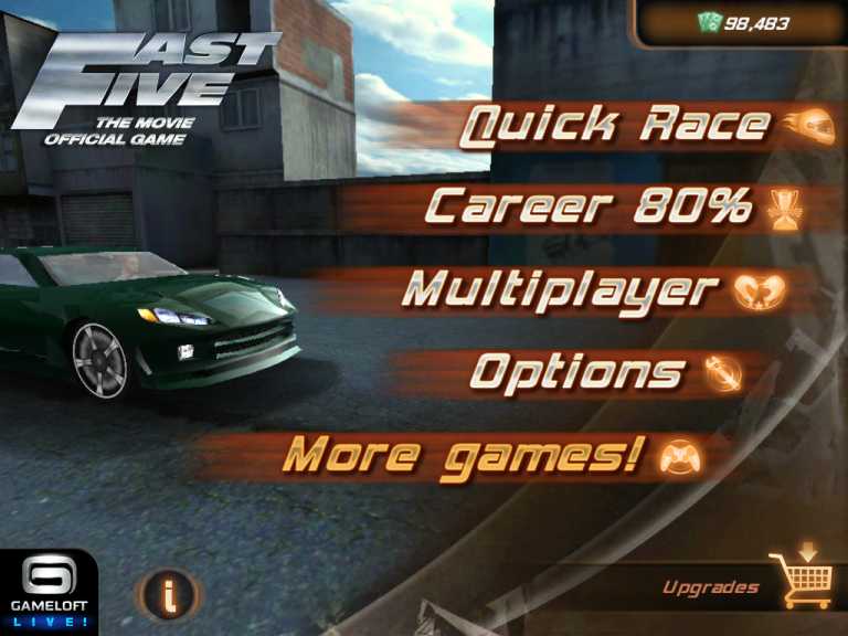 Fast Five the Movie: Official Game HD