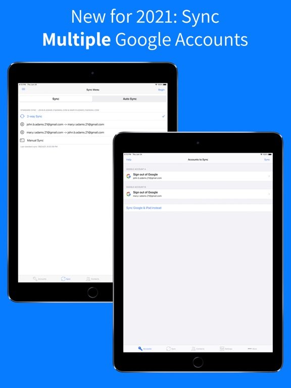 Contacts Sync For Google Gmail