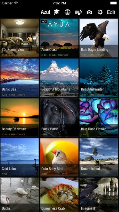 Azul Media Player - Your password protected way to watch and store movies on your iPhone