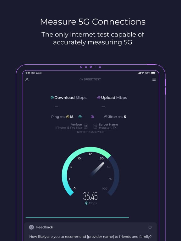 Speedtest.net Mobile Speed Test
