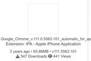 Google Chrome IPA for iOS 14/15