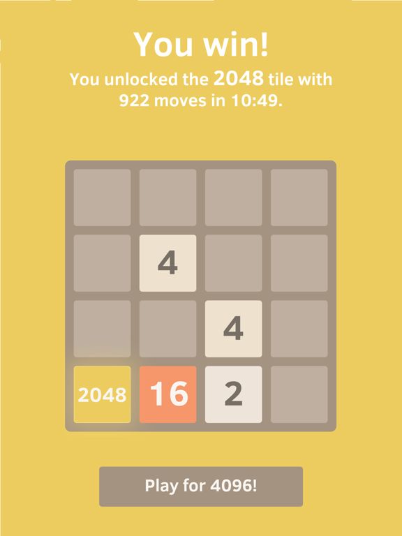 2048 by Gabriele Cirulli