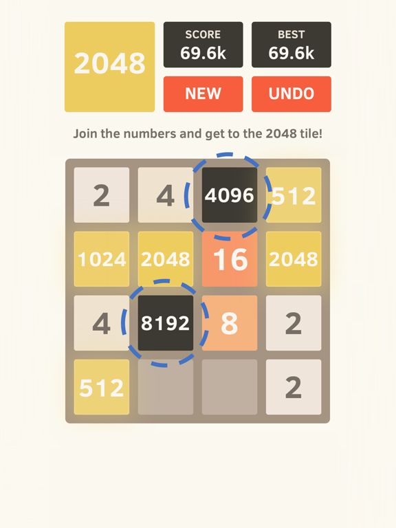 2048 by Gabriele Cirulli