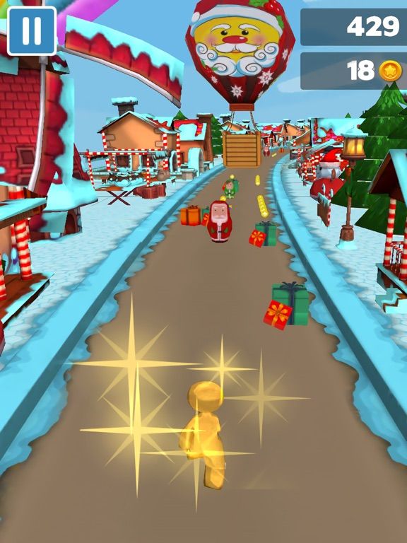 3D Christmas Gingerbread Run