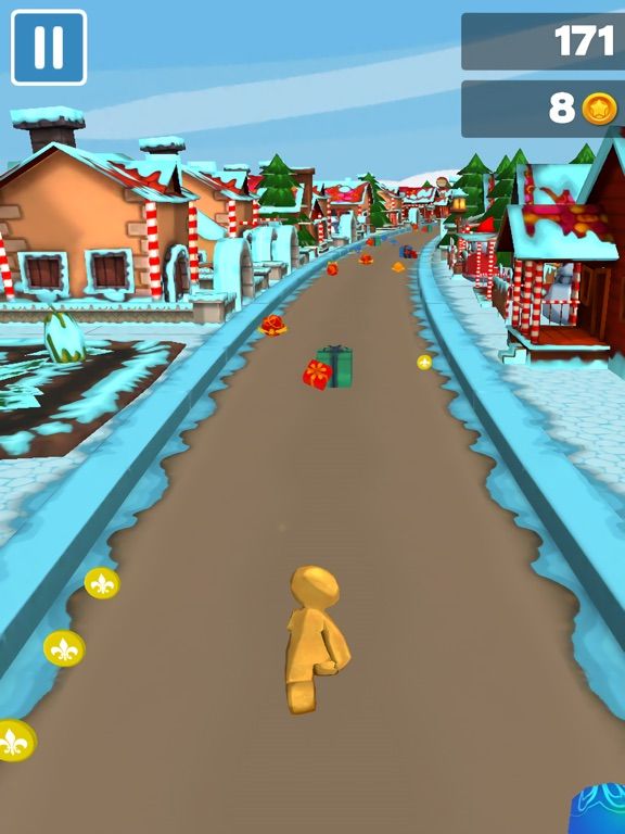 3D Christmas Gingerbread Run
