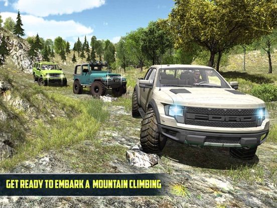 4X4 Offroad Jeep Mountain Hill