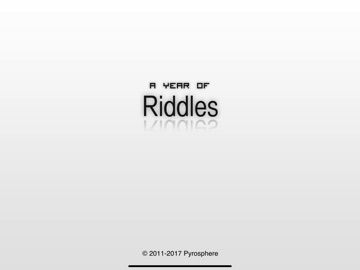 A Year of Riddles