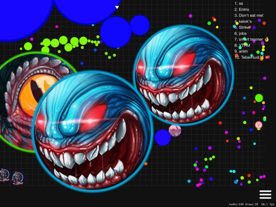 Blob io - Throw & split cells