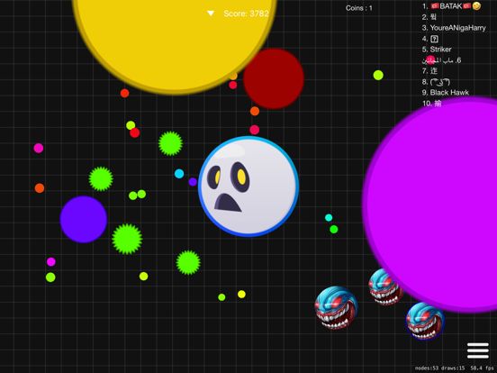 Blob io - Throw & split cells