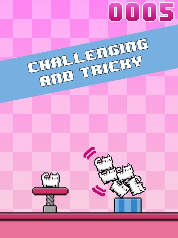 Cat-A-Pult: Endless stacking of 8-bit kittens