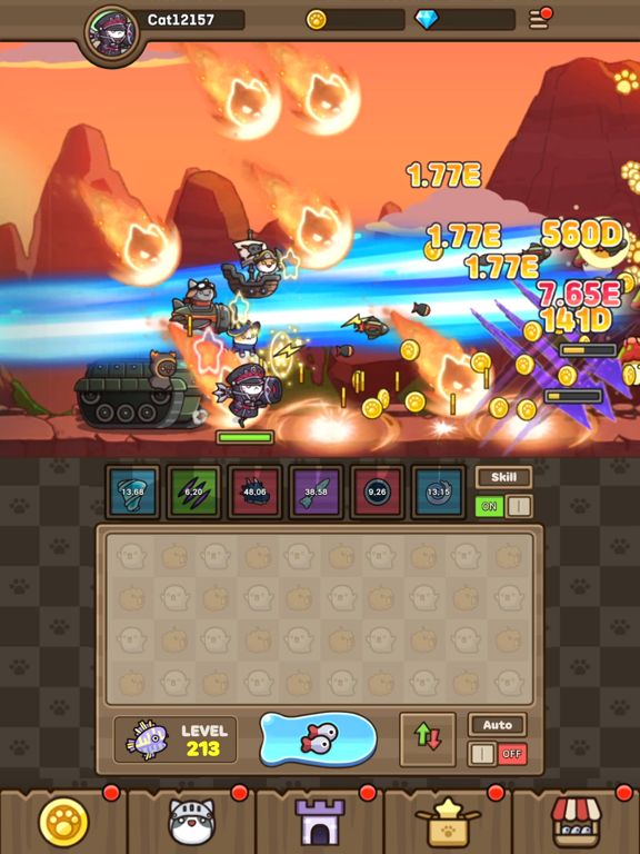Cat Hero : Idle RPG