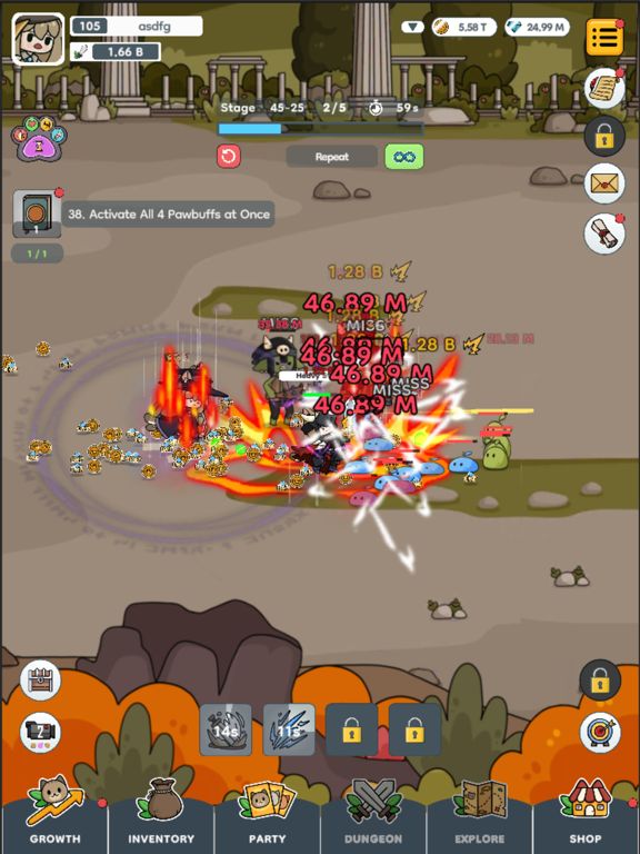 Cat Legends : Idle RPG Game