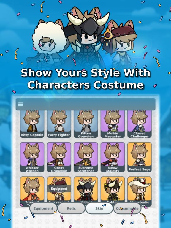 Cat Legends : Idle RPG Game