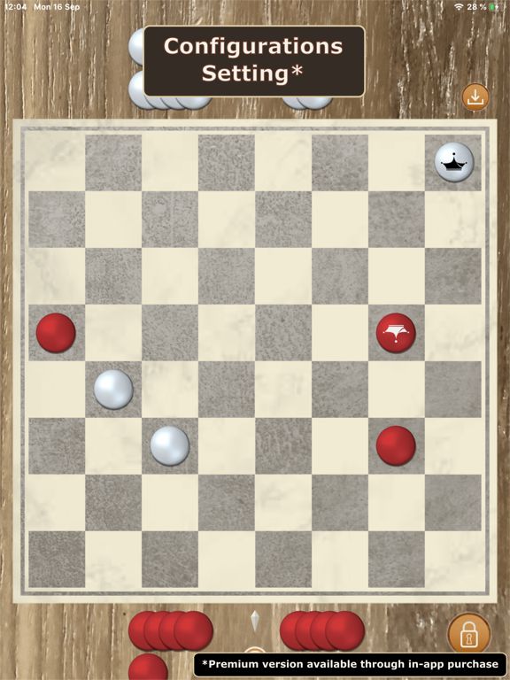 Checkers game