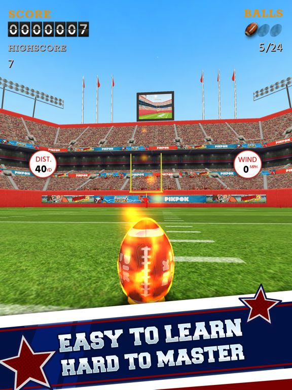 Flick Kick Field Goal Kickoff