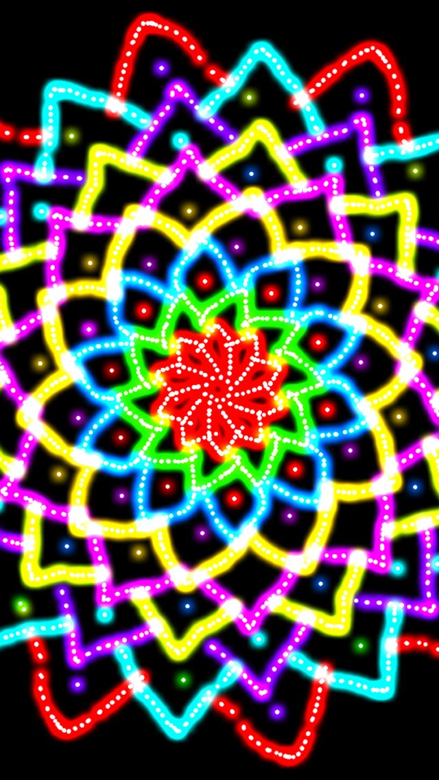 Glow Spin Art