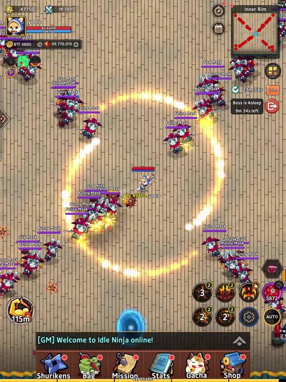 Idle Ninja Online