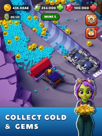 Idle Zombie Miner: Gold Tycoon