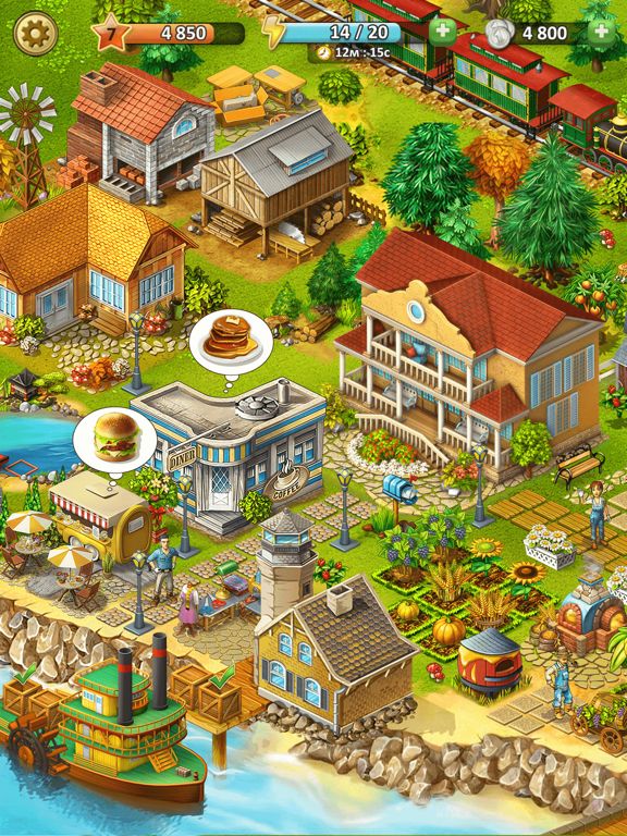 Jane's Farm: farming town