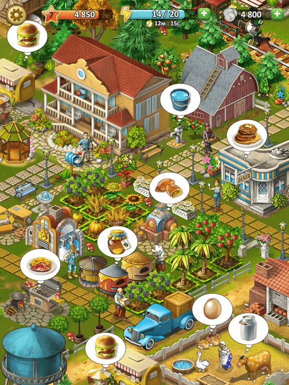 Jane's Farm: farming town