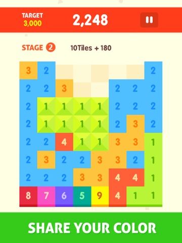 Just Clear All - popping numbers puzzle game