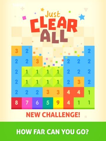 Just Clear All - popping numbers puzzle game