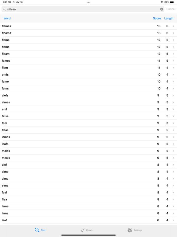 Lexeme Free Word Game Helper