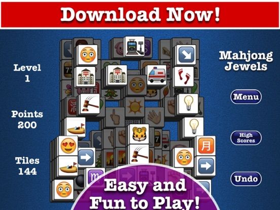 Mahjong Jewels Solitaire