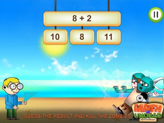 Math vs Undead - Educational Games for Kids