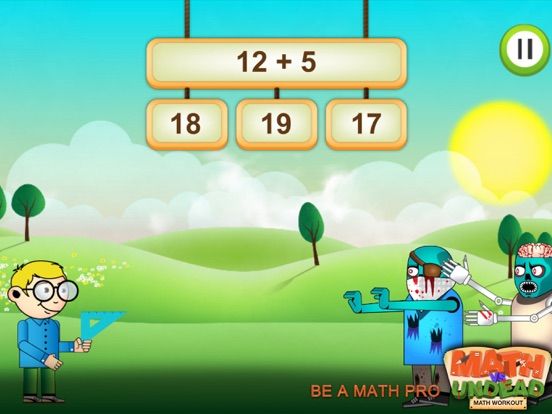 Math vs Undead - Educational Games for Kids