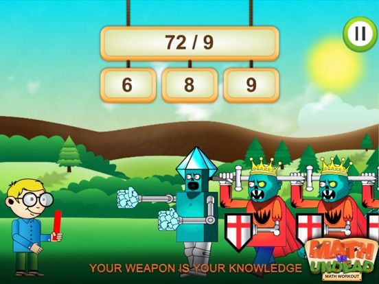Math vs Undead - Educational Games for Kids