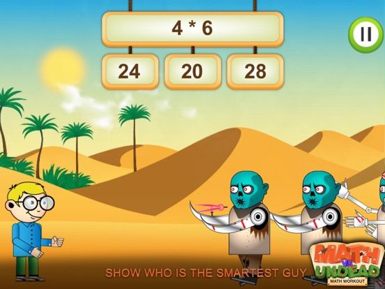 Math vs Undead - Educational Games for Kids