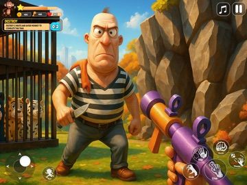 Monkey Chaos: Zoo Survival 3D