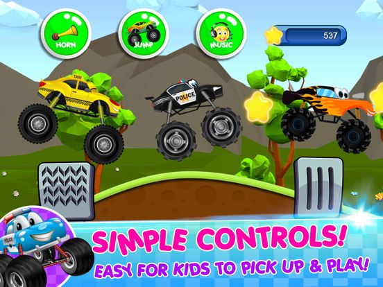Monster Trucks Game for Kids 2