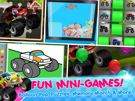 Monster Trucks Game for Kids 2