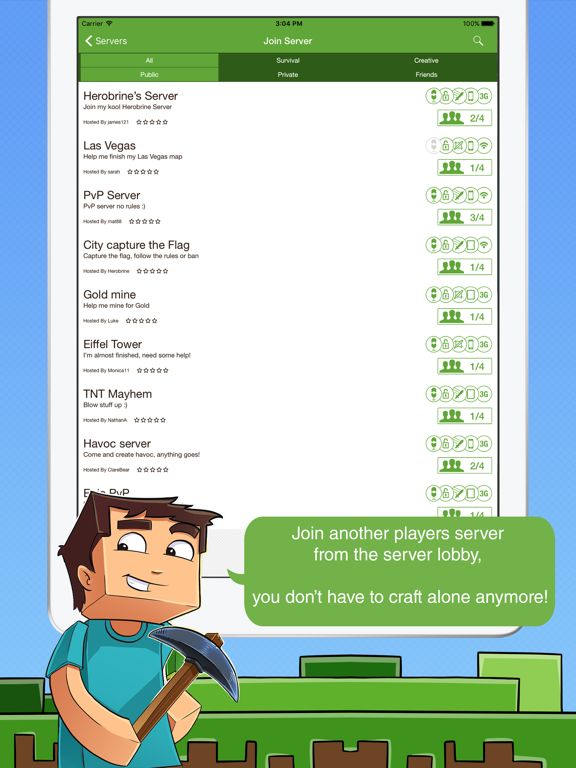 Multiplayer for Minecraft PE