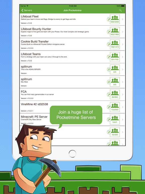 Multiplayer for Minecraft PE