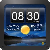 Nightstand Central - Music Alarm Clock with Weather, Sleep Timer, and Flashlight