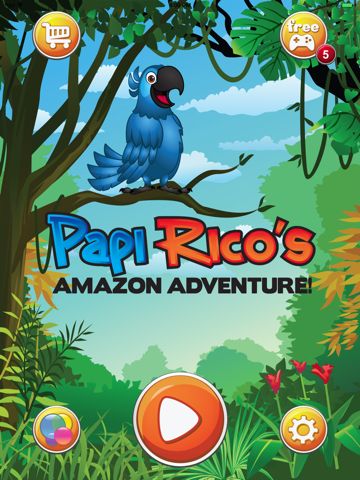 Papi Rico Bird: Blue Parrot Sling-shot Adventure in Rio de Janeiro