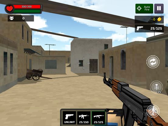 Pixel FPS - FPS Adventure Mine Block Mini Game Edition