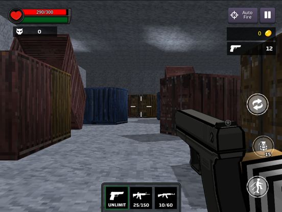 Pixel FPS - FPS Adventure Mine Block Mini Game Edition