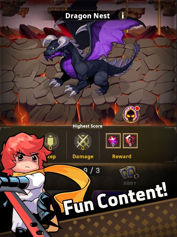 Rush Knights : Idle RPG