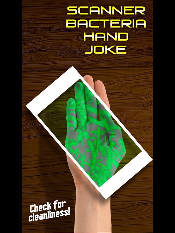 Scanner Bacteria Hand Joke