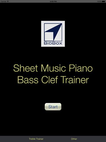 Sheet Music Trainer Piano Bass
