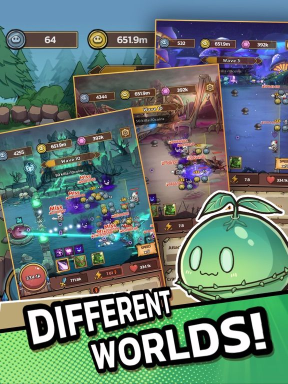 Slime Castle: Idle TD RTS Game