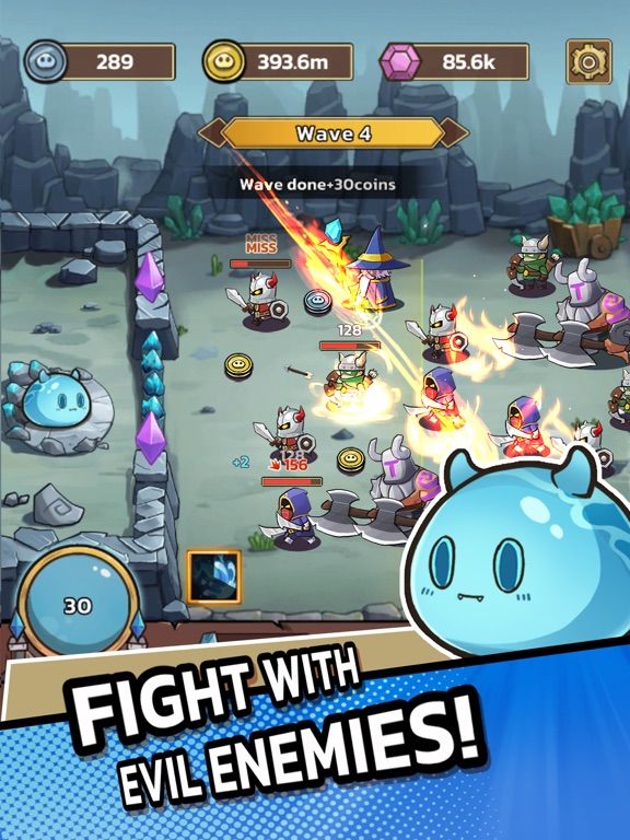 Slime Castle: Idle TD RTS Game