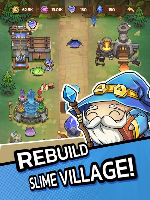 Slime Castle: Idle TD RTS Game
