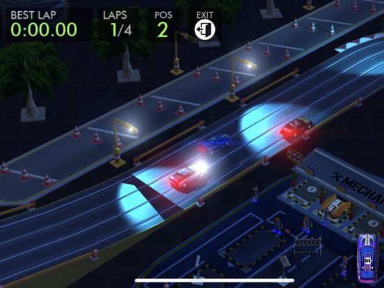 Slot Car HTR : 3D Simulation